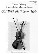 Girl With The Flaxen Hair by Debussy Claude - Monday Deborah Baker - for Full Score