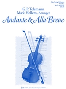 Andante & Alla Breve by Telemann Georg Philipp - Hellem Mark - for String Orchestra