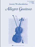 Allegro Gustoso by Woolstenhulme Jeremy for String Orchestra