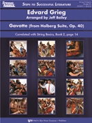 GAVOTTE FROM HOLBERG SUITE OP.40 by Bailey Jeffrey for STRING ORC