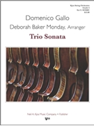 TRIO SONATA - SCORE by Monday Deborah Baker for STRING ORC