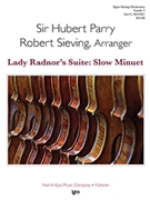 Lady Radnor's Suite Slow Minuet by Parry C H H - Sieving Robert - for String Orchestra C