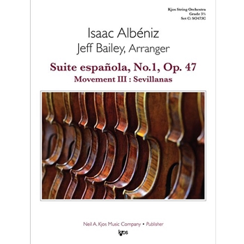 Suite espanola, No. 1, Op. 47, Movement III: Sevillanas