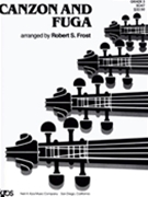 Canzon & Fuga by Froberger and Kindermann - Frost - for Full Score