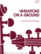 Variations On A Ground by Shapiro Marsha for String Orchestra