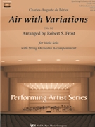 AIR WITH VARIATIONS NO.14-SCORE by Frost Robert for STRING ORC