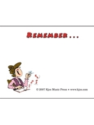 Post-it Notes Remember for Accessory