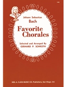 BACH FAVORITE CHORALES by Bach Johann Sebastian - Schroth Gerhard - for Choral Collection