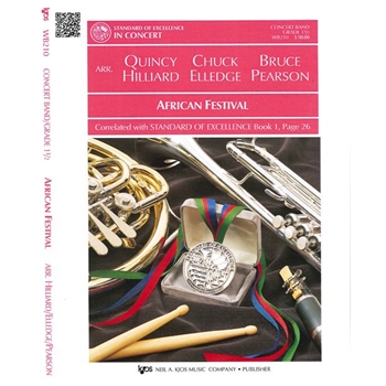 African Festival by Hilliard Quincy C - Hilliard Elledge and Pearson - for Concert Band