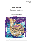 Barcarole For Flutes by Zdechlik John for Flute Trio w/ Band