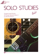 SOLO STUDIES BOOK 1 (FOR GUITAR SESSIONS BOOK 1) by Daley Kevin for CONT Combo