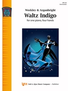 Waltz Indigo by Weekley and Arganbright - Nancy Arganbright - for 1 Piano 4 Hands