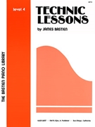Technic Lessons Level 4 by Bastien for Piano Method
