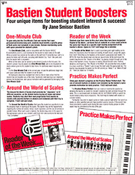 Bastien Student Boosters by Bastien for Teaching Aid