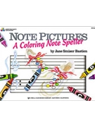 Note Pictures: A Coloring Notespeller by Bastien for Piano Method