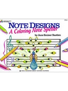 Note Designs: A Coloring Notespeller by Bastien for Piano Method