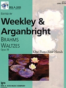 Waltzes Opus 39 by Brahms Johannes - Weekley and Arganbrigh - for 1 Piano 4 Hands