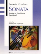 Sonata by Poulenc Francis - Weekley and Arganbrigh - for 2 Piano 4 Hands