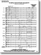 Purple Mountain Majesty by Ward Samuel A - Sharp C - for Concert Band