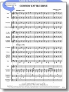 Cowboy Cattle Drive by Loest Timothy for Concert Band