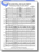With Good Will & Glad Tidings by - Owens William - for Concert Band