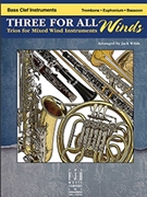Three for All by Jack Wilds - Wilds Jack - for Bass Clef Instruments