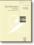 Sicilienne by Faure - Brown Timothy - for 1 Piano 4 Hands
