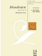 Hoedown Opus 73 # 19 by Brooks-Turner Myra - Brooks-Turner Myra - for 1 Piano 4 Hands