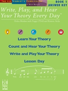 Write Play & Hear Your Theory Every Day Answer Key 1 by Marlais Helen - Marlais O'Dell and Avila - for Teaching Aid