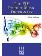 FJH Pocket Music Dictionary by McLean Edwin - McLean Edwin - for Text