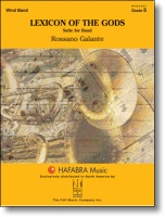 Lexicon of the Gods by Galante Rossano for Concert Band