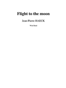Flight to the Moon by Haeck Jean-Pierre for Concert Band