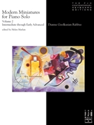 Modern Miniatures For Piano Solo Volume 2 by Rahbee Dianne Goolkasian - Rahbee Dianne - for Piano