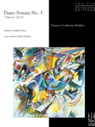 Piano Sonata #3 Odyssey Opus 83 by Rahbee Dianne Goolkasian - Marlais Helen - for Piano