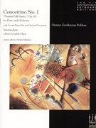 Concertino #1 Opus 82 by Rahbee Dianne Goolkasian - Olson Judith/Marlai - for 2 Piano 4 Hands