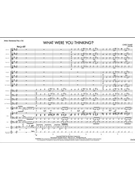 What Were You Thinking by Sharp Chris for Jazz Ensemble