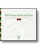 FJH Classic Manuscript Paper #1 by Faber for Manu Paper (6 Stave)
