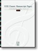 FJH Classic Manuscript Paper #3 by McLean Edwin for Manuscript (12 Stave - 64 pages)