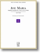 Ave Maria by Bach and Gounod - Bach-Gounod - for Low Voice