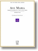 Ave Maria by Bach and Gounod - Bach-Gounod - for Medium Voice
