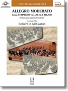 Allegro Moderato by Mozart Wolfgang Amadeus - McCashin Robert D - for String Orchestra