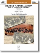 Menuet and Rigaudon by Ravel Maurice - Gruselle Carrie Lane - for String Orchestra