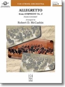 Allegretto from Symphony No. 3 by Schubert Franz - McCashin Robert D - for String Orchestra