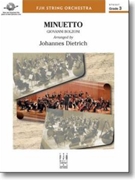 Minuetto by Bolzoni Giovanni - Dietrich Johannes - for String Orchestra