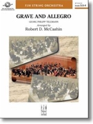 Grave and Allegro by Telemann Georg Philipp - McCashin Robert D - for String Orchestra