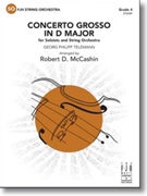 Concerto Grosso in D Major by Telemann Georg Philipp - McCashin Robert D - for String Orchestra