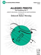 Allegro Presto (from Symphony No. 2)
