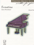 Sonatine (les Pivoines) by Brown Timothy - Brown Timothy - for Piano
