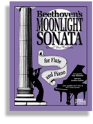Moonlight Sonata by Beethoven Ludwig van - Santorella / robbins - for Flute and Piano