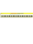 Keyboard Kids Quiet 88 Reversible Kybd by Santorella for Teaching Aid